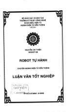 Luận văn Chuyên ngành điện tử viễn thông - Robot tự hành
