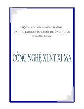 Công nghệ xử lý nước thải xi mạ