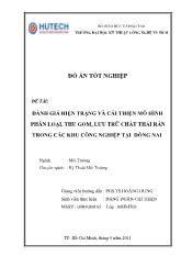 Đề tài Đánh giá hiện trạng và cải thiện mô hình phân loại, thu gom, lưu trữ chất thải rắn trong các khu công nghiệp tại Đồng Nai