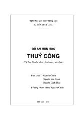 Đồ án Môn học thuỷ công