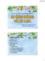 Bao bì thực phẩm thủy sản - In ống đồng và in lụa