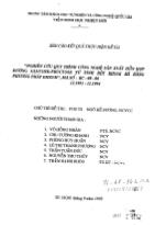 Đề tài Nghiên cứu quy trình công nghệ sản xuất hỗn hợp đường glucose - Fructose từ tinh bột khoai mài bằng phương pháp emzym