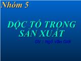 Độc tố trong sản xuất