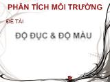 Phân tích môi trường - Độ đục và độ màu