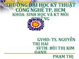 Sinh học và kỹ thuật môi truờng - Chương 15: Đa dạng sinh học và ô nhiễm công nghiệp