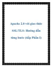 Apache 2.0 với giao thức SSL/TLS: Hướng dẫn từng bước (tiếp Phần I)
