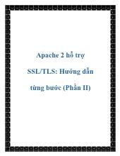 Apache 2 hỗ trợ SSL/TLS: Hướng dẫn từng bước (Phần II)