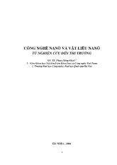 Công nghệ nanô và vật liệu nanô từ nghiên cứu đến thị trường