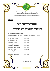 Đề tài Bãi chôn lấp Phước Hiệp những nguy cơ tiềm ẩn
