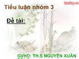 Đề tài Phương pháp sắc ký