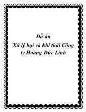 Đồ án Xử lý bụi và khí thải Công ty Hoàng Đức Linh