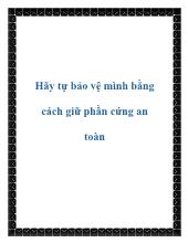 Hãy tự bảo vệ mình bằng cách giữ phần cứng an toàn