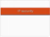 IP security - Bảo mật trong mô hình TCP/IP