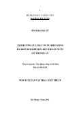 Khóa luận Ảnh hưởng của mực nước biển dâng do biến đổi khí hậu đến thoát nước đô thị Hội An