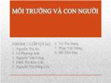 Môi trường và con người - Trình bày về chuỗi thức ăn và lưới thức ăn
