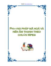 Phương pháp mã hoá và nén âm thanh theo chuẩn Mpeg