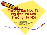 Quan trắc môi trường nước ngầm