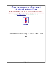 Thuyết minh công nghệ lò đốt rác thải nguy hại