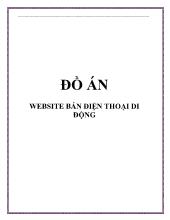 Đồ án Website bán điện thoại di động