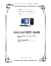 Hướng dẫn tháo lắp máy tính