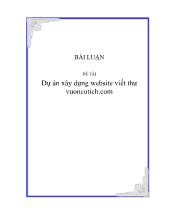 Luận án Dự án xây dựng website viết thư vuoncotich.com