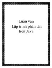 Luận văn Lập trình phân tán trên Java