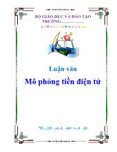 Luận văn Mô phỏng tiền điện tử