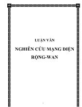 Luận văn Nghiên cứu mạng diện rộng - Wan