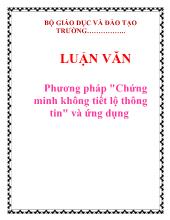 Luận văn Phương pháp 