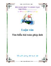 Luận văn Tìm hiểu bài toán ghép ảnh