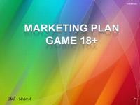 Marketing plan game 18+