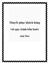 Thuyết phục khách hàng với quy trình bốn bước của Seo