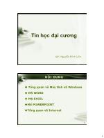 Tin học đại cương - Phần 1: Tin học căn bản