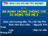 An ninh trong thông tin di động thế hệ 3