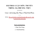 Đề tài Bố cục hình ảnh, văn bản trên giao diện người – Máy có một số loại chính nào