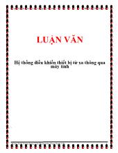 Đề tài Điều khiển thiết bị từ xa thông qua máy tính
