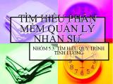 Đề tài Tìm hiểu phần mềm quản lý nhân sự