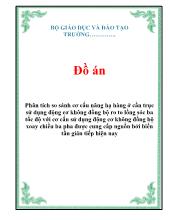 Đồ án Phân tích so sánh cơ cấu nâng hạ hàng ở cần trục sử dụng động cơ không đồng bộ ro to lồng sóc ba tốc độ với cơ cấu sử dụng động cơ không đồng bộ xoay chiều ba pha được cung cấp nguồn bởi biến tần gián tiếp hiện nay