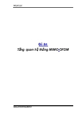 Đồ án Tổng quan hệ thống MIMO - OFDM