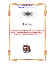 Đồ án Tổng quan quá trình sản xuất cáp điện của công ty Ls-Vina Cable - Đi sâu nghiên cứu hệ thống điều khiển máy bện cáp 54 - Bobin No2