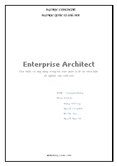 Enterprise Architect Giới thiệu và ứng dụng trong bài toán quản lý khóa luận tốt nghiệp của sinh viên