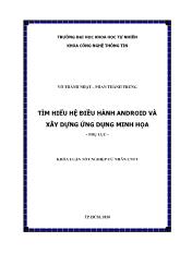 Khóa luận Tìm hiểu hệ điều hành android và xây dựng ứng dụng minh họa