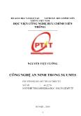 Kỹ thuật điện tử - Công nghệ an ninh trong 3G UMTS