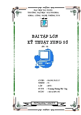 Kỹ thuật xung số (Đề 10)