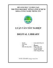 Luận văn Digital library