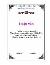 Luận văn Nghiên cứu tổng quan về MicroSmart và sản phẩm hãng IDEC - Ứng dụng MicroSmart điều khiển hệ thống nhiều bơm tự động lên bể hở