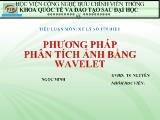 Phương pháp phân tích ảnh bằng wavelet