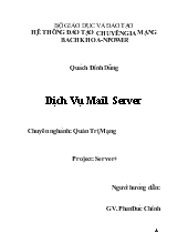 Quản trị mạng - Dịch vụ mail server