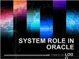 System role in oracle