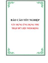 Xây dựng ứng dụng thu thập dữ liệu web động
